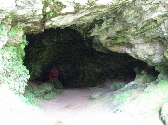 Spacious cave