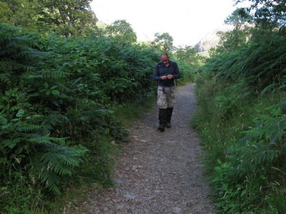 Eating wild raspberries