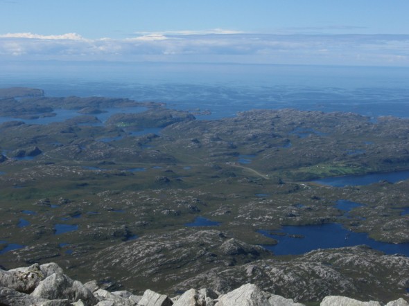 View from Foinaven