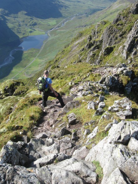 Looking down towards Loch Achtriochtan