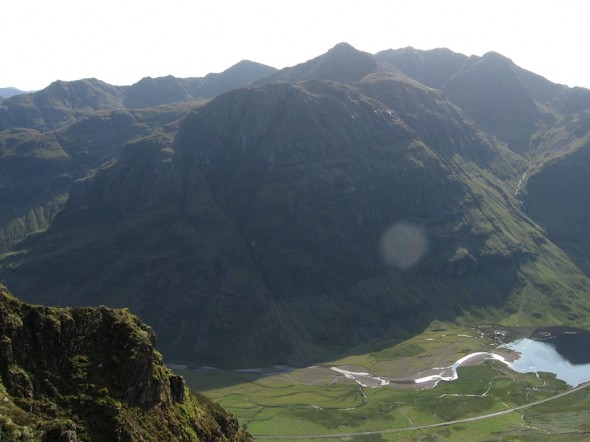 Looking south at the rightmost sister