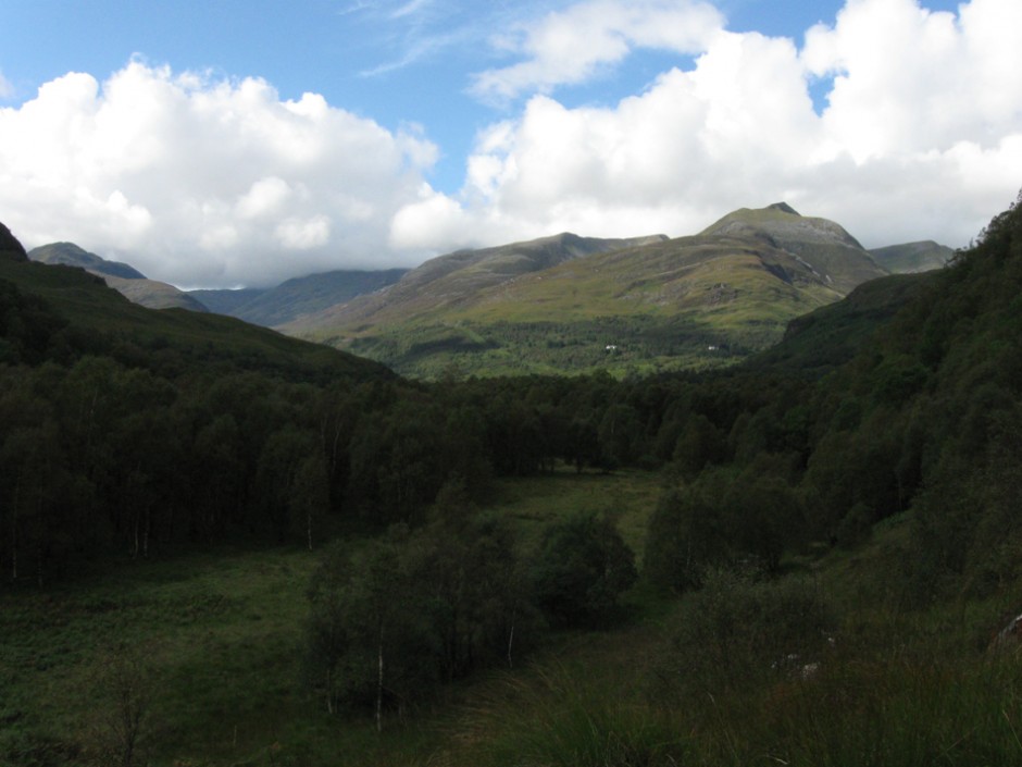 Looking west towards the Mamores