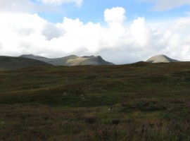 Looking at the eastern Mamores