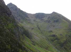 The top of Allt Coire nam Beithach