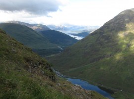 Loch Atriochtan, with Loch Linnhe visible in the distance