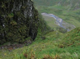 Looking down into the glen