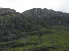 Looking up at Dinnertime Buttress again