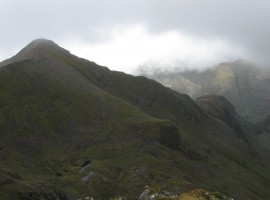 Stob Coire nan Lochan, with Gearr Aonach (the middle Sister) lower right