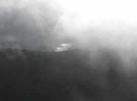 Loch Etive shining through the cloud