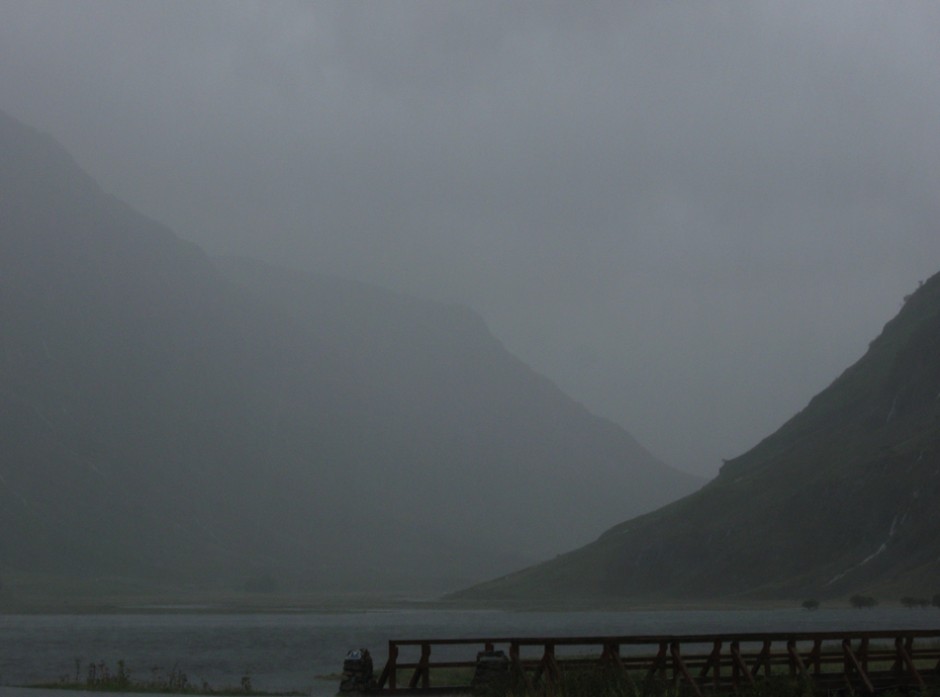 Little visibility over Loch Atriochtan
