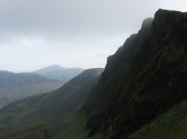 Northward view from ridge