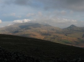 View of Snowdon and Yr Aran