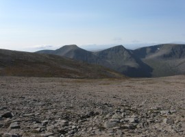 Cairn Toul, The Angel's Peak, and Carn na Criche
