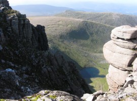 Looking down to Coire an Lochain
