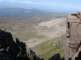 View northwards from Cairn Lochan