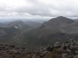 Carn a' Mhaim, the River Dee, and Cairn Toul