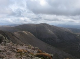 Ben Macdui across the Lairig Ghru/Glen Dee