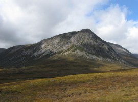 The Devil's Point with the flank of Cairn Toul behind
