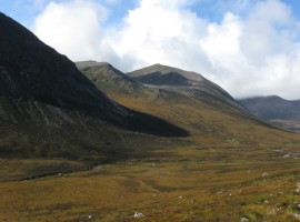 The top of Braeriach is still in the clouds