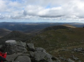 On Cac Carn Beag, the summit of Lochnagar