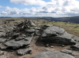 Carn an t-Sagairt MÃ²r summit cairn