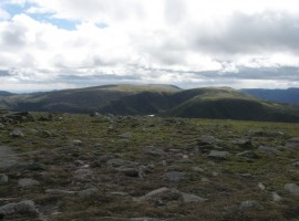 Looking south-west into Coire Loch Kander