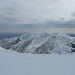 Looking back south at Yoke, Ill Bell, and Froswick