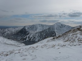 The bowl-shaped corrie between Yoke and Ill Bell