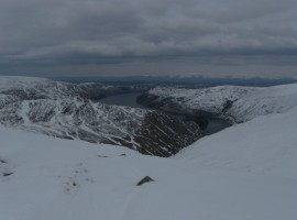 Looking north-east at Haweswater Reservoir
