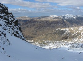 Looking back down to Hollow Stones