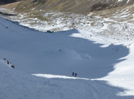 People coming up from Hollow Stones