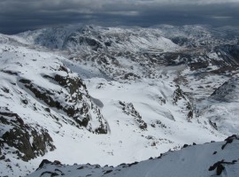 Stunning view down into Great Moss