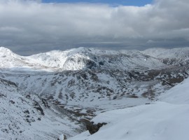 Looking across Great Moss to Crinkle Crags
