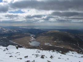 Burnmoor Tarn, with Illgill Head to its right