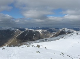 The closest tops (from left) are Pillar, Kirk Fell, and Great Gable