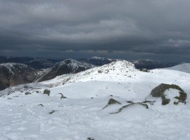 Symonds Knott in bright sunlight