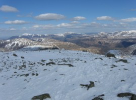 Extensive views to the north-north-east