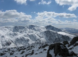 Ill Crag, Broad Crag, Scafell Pike and Sca Fell