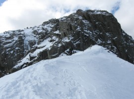 Walking up towards Broad Stand