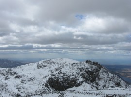 Sca Fell seen from Broad Crag