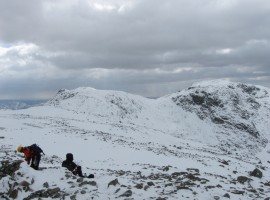 Ill Crag, Broad Crag and Scafell Pike