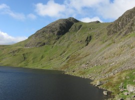 Harrison Stickle across Stickle Tarn