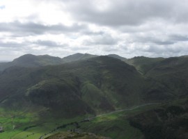 Looking south from Langdale Pikes