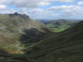 Looking down Mickleden