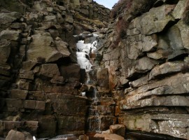 Crowden Clough waterfall