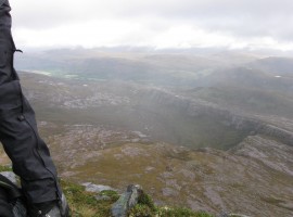 Looking down from Sail Liath