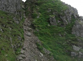 Next section of the rake path