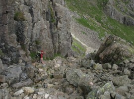 Gully below Foxes Tarn