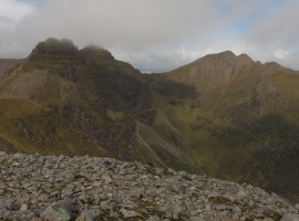Bidein a' Ghlas Thuill on the right