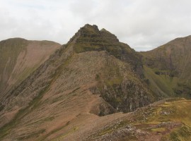 Looking ahead to the pinnacles and Sgurr Fiona